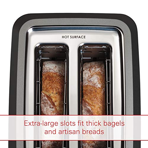 Wolf Gourmet 2Slice ExtraWide Slot Toaster with Shade Selector, Bagel