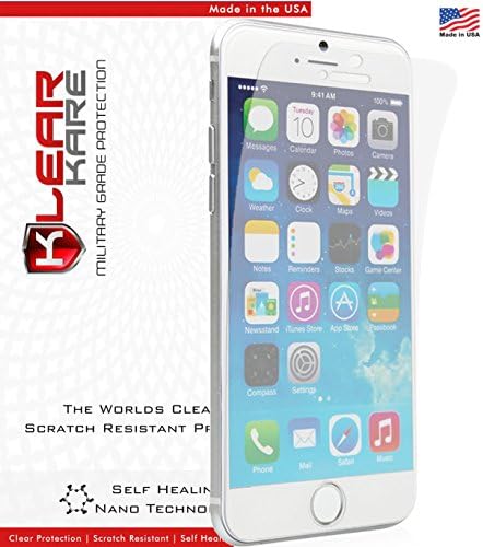 Apple Iphone 7 - KlearKare Invisible Screen Shield Protector | (HD) Clear | Self Healing Nano Technology | Bubble Free ...