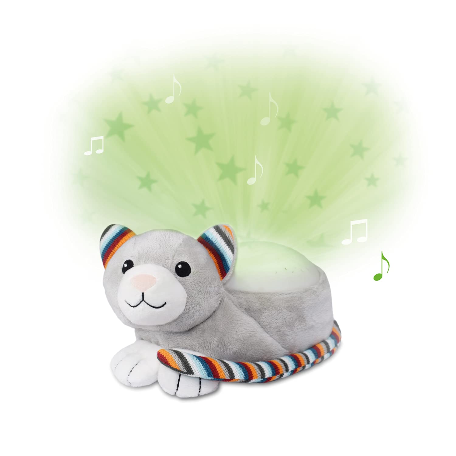 ZAZU Kiki The Kitten Projector - Baby Light Projector with Soothing Melodies (Heartbeat Sound, Nature Sounds or Lounge Music) | Cry Sensor | Auto Shut Off | Washable