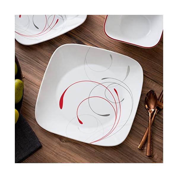 Corelle 18Piece Chip Resistant Splendor Dinnerware Set, Service for 6