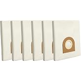 6-Pack Vacuum Bags Compatible with Nilfisk Alto Aero 26 21 31, Attix 30, 50