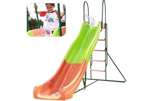 SLIDEWHIZZER PLATPORTS Kids Slide - Kids Swing Sets for Backyard - Playground Sets for Backyards - Outdoor Playground Equipment for Ages 4-8