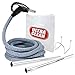 Ultra Clean AM2015001 Deluxe Bare Floor and Carpet Foot Hose and Accessories Central Vacuum Kit, 30 ft