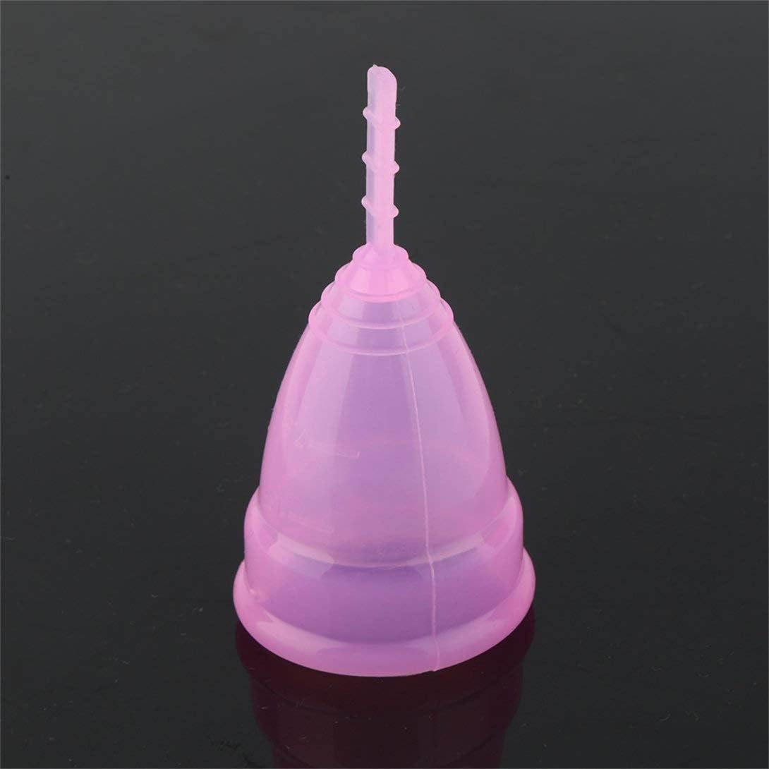 Menstrual Cup,Silicone Luna Cup Period Cup Three Colors Women Hygiene Health Care Supplies