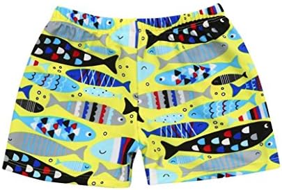 Baby Boys Swimsuit Cartoon Shark Dolphin Dinosaur Camouflage Print Stretch Beach Swimwear (24M(12-24Month), Shark)