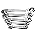 C-Pioneer Metric Offset Ring Wrench Spanner Ratchet Metric Hand DIY Tool Set-10-12mm