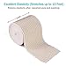 LotFancy Elastic Bandage Wrap 2 Inch, 4 Pack Cotton Latex Free Compression Wrap for Injury Athletics, Hook & Loop Fasteners at Both Ends, Reusable Stretchy Bandage for Ankle, Foot, Wrist, Hand, Body