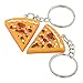 Pizza Pendant Key Chain - CINRA 20pcs Pizza Pendant Key Chain Buckle Purse Bag Charm Key Jewelry Chic Accessories Ornaments