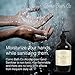 Como Bath Co. Alcohol Free Hand Sanitizer Antibacterial Gel with Aloe Vera 16oz