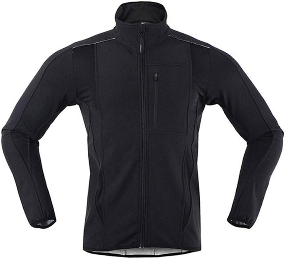 YRXWAN Fahrradjacke für Herren, Winter, warm, ThermoFleece, Fahrradjacke, Fahrrad, MTB, Rennrad