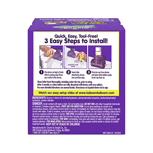 Kaboom Scrub Free! Toilet Bowl Cleaner System with 2 Refills Pricepulse