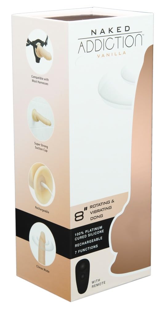 BMS Rotating and Vibrating Dong Flesh 7.5in