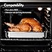 VonShef Stainless Steel Roaster Pan with Rack – Ideal for Roasting Chicken/Turkey/Meat Joints & Vegetables, 17 Inch, 8 Quart Capacity (Roaster, Rack & Set)