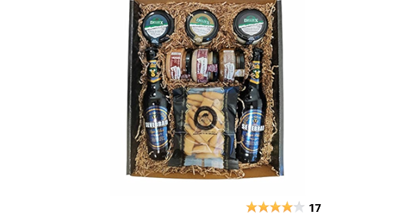 Lote para regalo con cervezas artesanas, cremas de patés ...