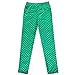 TFJH E Children Shiny Fish Scale Stretch Leggings Pants for Little Girls Green 130