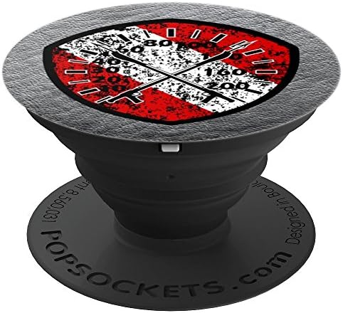 Spearfishing Gun - Freedive With Diver Down Flag - PopSockets Grip and Stand for Phones and Tablets