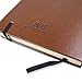 RICCO BELLO Lined Journal Notebook with Pen Holder, Faux Leather Hardcover, College Ruled, for Work, Notes | 96 Sheets /192 Lined Pages, 5.7 x 8.4-Inches (Art Tree)