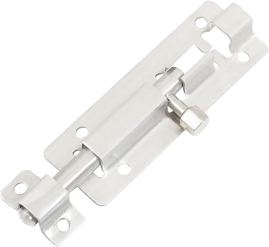Schranktür-Riegel, silberfarben, Edelstahl, 7,6 cm de: Amazon.de: Baumarkt