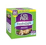 Cat's Pride Fresh and Light Multi-Cat Scoopable Premium Clumping Litter Box, 21-Pound