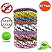 12Pack Protective Bracelet - Natural for Adults and Kids, Waterproof Wristbands, Indoor and Outdoor Protection, Multicolor