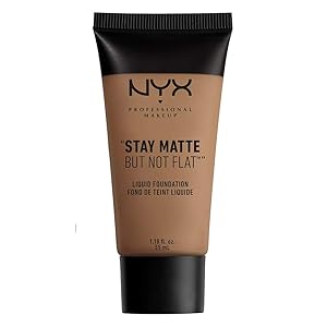 NYX PROFESSIONAL MAKEUP Stay Matte But Not Flat Liquid Foundation, Tawny, 1.18 Ounce