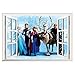 Mikolot Frozen Anime Removable Vinyl Wall Decal Stickers Art Mural Kid Room Decor