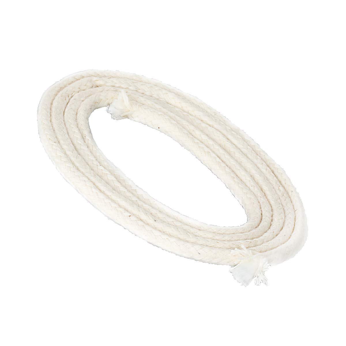 NKlaus 1 metre wick with glass fibre insert glass fibre wick round Ø 4mm for melting light spirit lamp oil lamp for purified lamp oil paraffin oil 1257