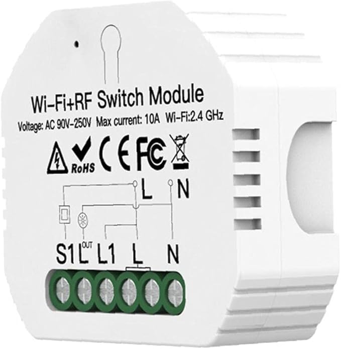 nJiaMe WiFi RF433 Interruptor del mdulo conmutador Inteligente WiFi Light Interruptor LED Dimmer App de Control Remoto del Interruptor de Alta precisin