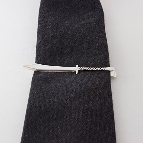Sterling Sterling Silver Sword Tie Bar Chinese War Sword Tie Clip