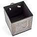 EZOWare 4 Pack Fabric Foldable Cubes Bin Organizer Container with Handles (10.5 x 10.5 x 11 inch) for Drawer, Nursery, Closet, Office, Home - Gray