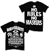 Sons of Anarchy Men's No Rules No Masters T-Shirt Black XL
