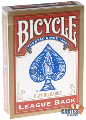 Jeu Bicycle league back Rouge (US Playing Card Company)