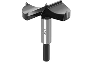 ASNOMY 3-1/2" Carbide Forstner Drill Bit Set - Hardwood & Plastic Drilling, Hinge Cutter Tool Kit