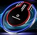 IGOUKJ Wireless Charger Qi Ultra Slim UFO Fantasy Crystal Clear Wireless Charging Pad LED lighting for Samsung S6 S6 Edge S7 S7 edge S8 S8 Plus Note 5 for All Qi-Enabled Devices (black)
