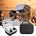 Esimen Hard Case for Oculus Go VR Virtual Reality Headset and Controllers Accessories Carry Bag Protective Storage Box (Black+Gray)
