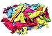 Syleia Hair Ties Pack of 100, Wile Flowers Colors, Elastic Band, Ponytail Holders, Elastic Ribbon, Hair Band, Crease Free, Hand Knotted, Metal-free, Ouchless