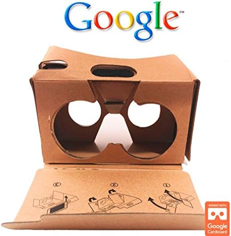 Google Cardboard Virtual Reality Glasses by LookerMax® - Perfect Virtual Reality Headset for Games, Movies & other VR apps. 3D VR Headset - Virtual Reality Goggles for Incredible VR Experience