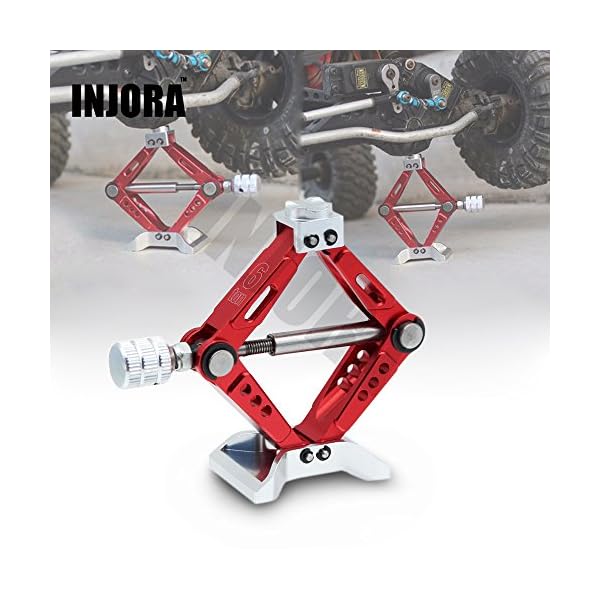 INJORA RC Auto 1:10 Zubehör Einstellbare Scissor Jack Werkzeug für RC Crawler Axiale SCX10 Tamiya CC01 D90 D110 RC LKW… – Bild 5