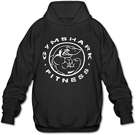 GYM Shark PrintSUNG HEE Athletic Long-sleeved Hoody Quality Fleeces Fashion Personality Pocket Sweatshirt For Men