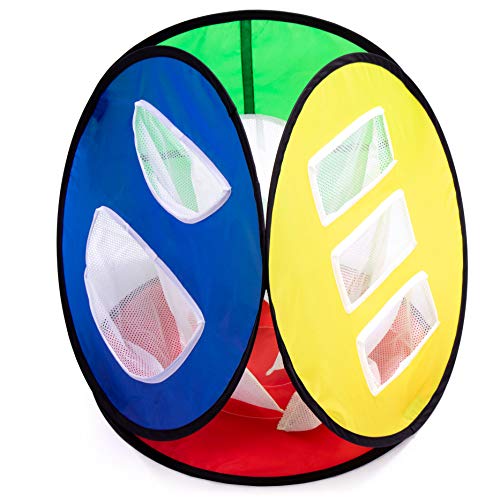 image for Crown Sporting Goods 4-in-1 Golf Chipping & Practice Net - Pop Up 4-Si