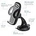 NOPNOG Car Phone Mount, Cell Phone Holder for Dashboard Windshield, One Touch Universal Mobile Cradle for iPhone 8/8 Plus/ 7/7 Plus/ 6/6 Plus Samsung Galaxy S7 / S8