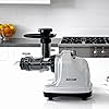 BioChef-BCAX-Axis-Slow-Juicer-Stainless-Steel-150-W BioChef Axis Cold Press Juicer/Horizontal Masticating Slow Juicer (Wide Mouth) with 20 Year Warranty for Wheat Grass…
