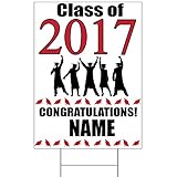2017 GRAD RED YARD SIGN (EACH)