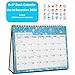 Small 8x6 Desk Calendar 2020 (Seasons), Use to December 2020, Flip Desktop Counter Top Calendar, with Stickers for Calendars, Seasonal Designs for Family Home and Office