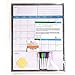 Large Dry Erase Monthly Magnetic Calendar Set for Refrigerator, Magnetic White Board and Fridge Calendar, 5 Multi-Color Markers with Magnets Included