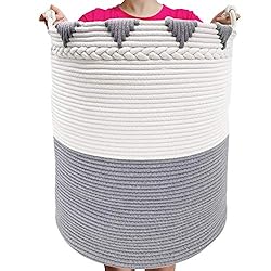 TerriTrophy XXXL Large Cotton Rope Bakset 22"x16"x