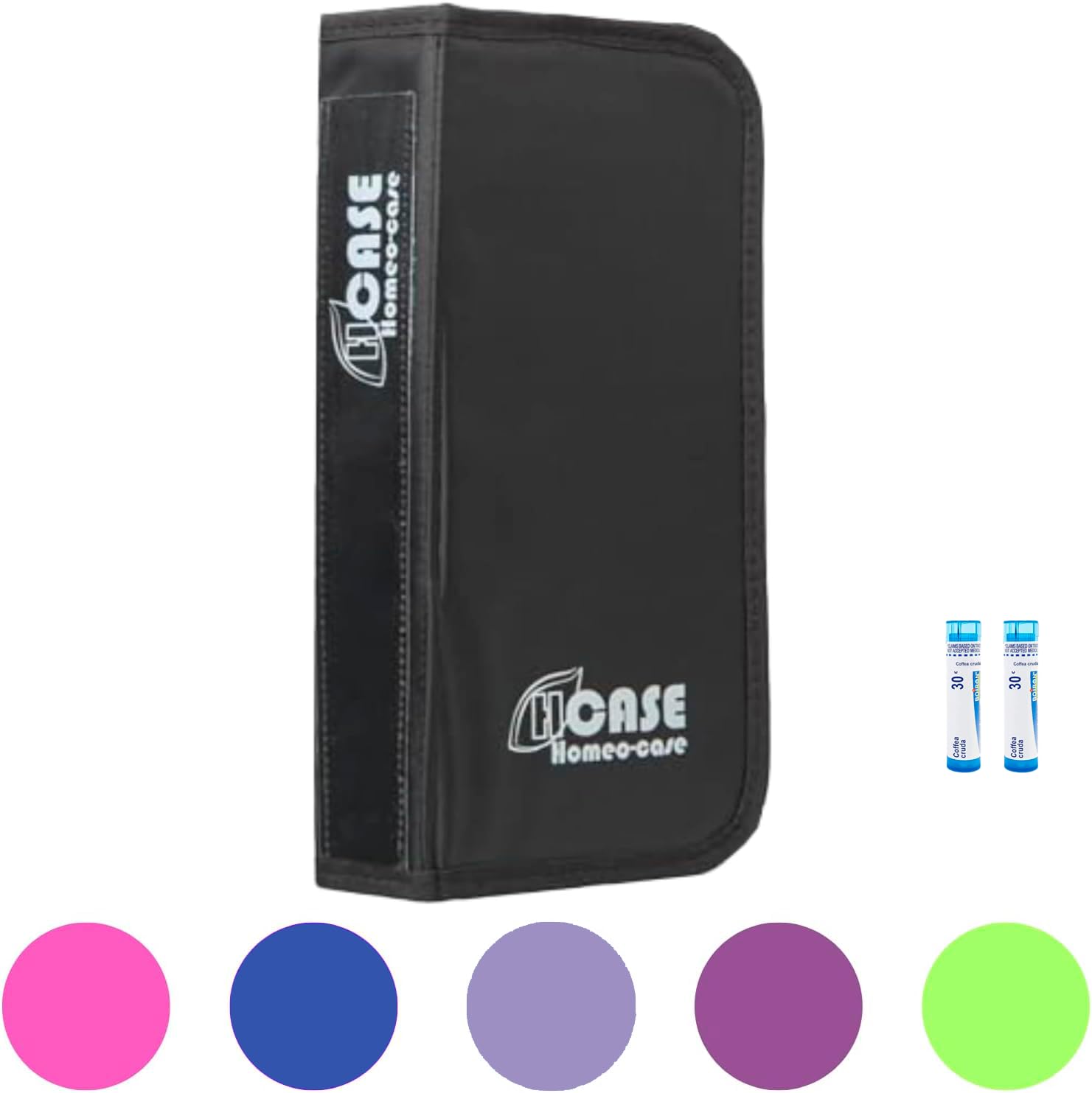 HOMEO-CASE | Homeopathy Case with 90 Spaces for Boiron Tubes 4g | Tubes Not Included | Brown Colour