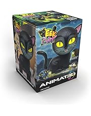 ANIMAT3D Eek The Cat Talking Animated Black Cat with Built in Projector & Speaker Plug'n Play