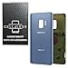 CELL4LESS Compatible Back Glass Cover Back Battery Door w/Pre-Installed Adhesive Replacement for Samsung Galaxy S9 OEM - All Models G960 All Carriers- 2 Logo - OEM Replacement (Blue)