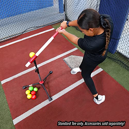 Baseball Softball Practice Net 7x7 with Travel Tee Practice